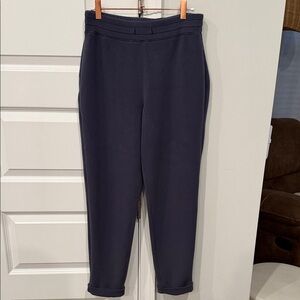 Spanx Navy Ponte Tapered Pants Size Medium